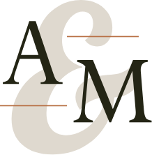 Small variation of Ana and Mia logo. Showing A & M