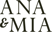 Small variation of Ana and Mia logo. Showing Ana & Mia